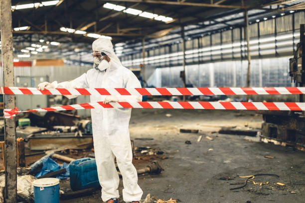 Professional Drug Lab Cleanup technician working in Patrick AFB, FL